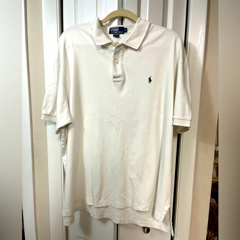 Classic White Polo Shirt by Ralph Lauren